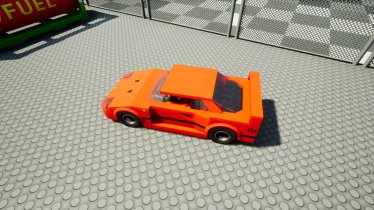 Мод "Ferrari F40" для Brick Rigs 3