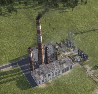 Мод "Bitum Powerplant" для Workers & Resources: Soviet Republic 2