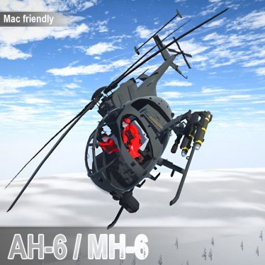 Мод «AH-6/MH-6» для Ravenfield (Build 20)