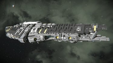 Мод "HATRIUS Class I - Battleship" для Space Engineers 2