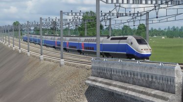 Мод «TGV Duplex» для Transport Fever 2 3