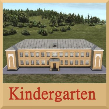 Мод "Детский сад | Kindergarten" для Workers & Resources: Soviet Republic