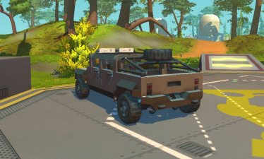 Мод "Mil-Tech H1" для Scrap Mechanic 1