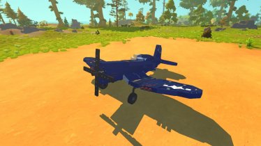 Мод "Vought F4U Corsair" для Scrap Mechanic