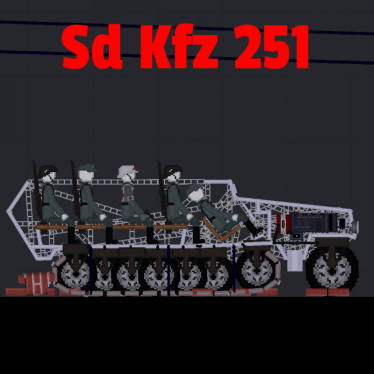 Мод "Sd Kfz 251 (German Half-track)" для People Playground