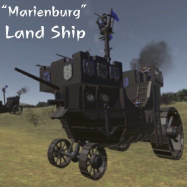 Мод «Marienburg Class Land Ship» для Ravenfield (Build 21)