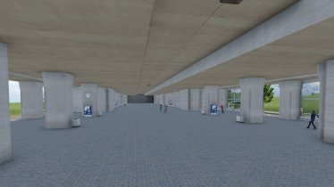 Мод "Dam Entrance Modules NL Modern" для Transport Fever 2 0