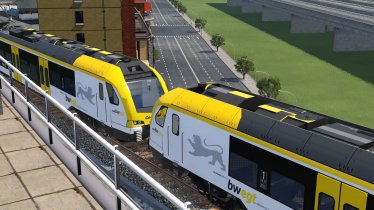 Мод «Go-Ahead Stadler FLIRT 3» для Transport Fever 2 0