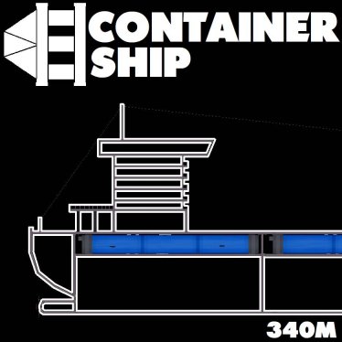 Мод "HC container ship" для People Playground