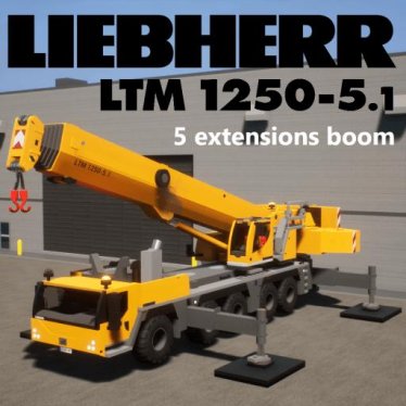 Мод "LIEBHERR LTM 1250-5_1 heavy lift version" для Brick Rigs