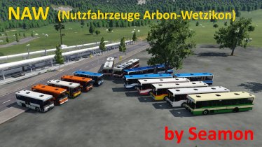 Мод "NAW Busse" для Transport Fever 2