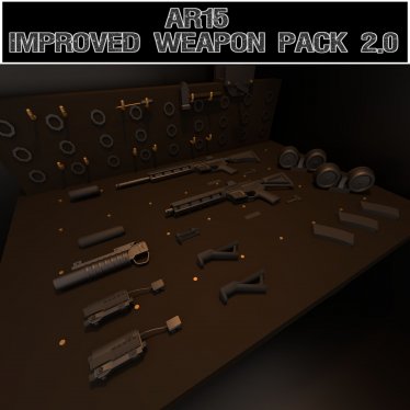 Мод «AR-15: Improved Weapon Pack 2.0» для Ravenfield (Build 18)
