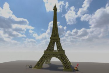 Мод "Wooden Eiffel Tower" для Teardown