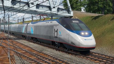 Мод «Amtrak Acela Express» для Transport Fever 2 2