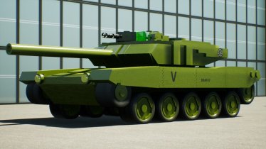 Мод "GTMV BRAF Battle Tank Lite" для Brick Rigs 0