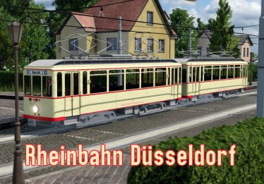 Мод «Rheinbahn Düsseldorf Tw 106-119» для Transport Fever 2 0