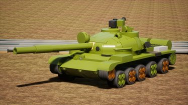 Мод "T-62A MBT" для Brick Rigs 0