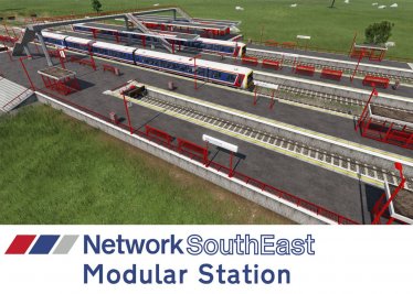 Мод «UK NSE Modular Station» для Transport Fever 2