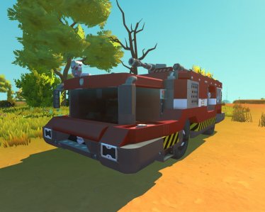 Мод "Vortex-1C Firetruck" для Scrap Mechanic