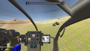 Мод «Mission Enhanced Little Bird (A/MH-6M)» для Ravenfield (Build 23) 3