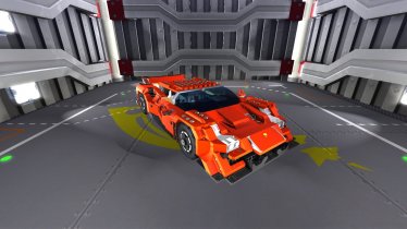 Мод "Ferrari 488 Pista" для Scrap Mechanic 3