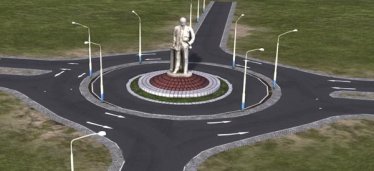 Мод "Roundabout Ornaments" для Workers & Resources: Soviet Republic 2