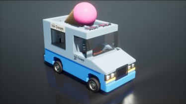 Мод "Generic Ice Cream Van" для Brick Rigs 1