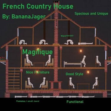 Мод "French Country House" для People Playground