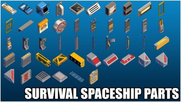 Мод "Spaceship Parts" для Scrap Mechanic