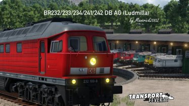 Мод "Ludmilla DB BR232,233,234,241,242" для Transport Fever 2