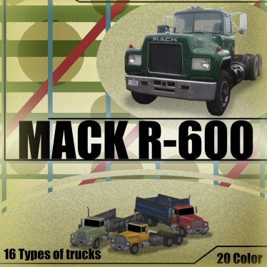 Мод "MACK R-600" для Workers & Resources: Soviet Republic