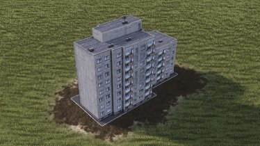 Мод "Prefabricated block of flats (9 storey)" для Workers & Resources: Soviet Republic 0