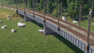 Мод «Bridge Type-2 Iron bridge» для Transport Fever 2 0