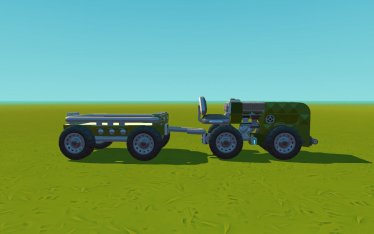 Мод "Vanilla Mini Piston Powered Tractor With Trailer" для Scrap Mechanic 0