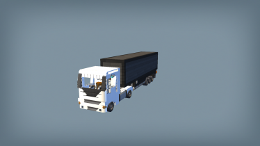 Мод "Mini MAN Truck with Trailer" для Scrap Mechanic