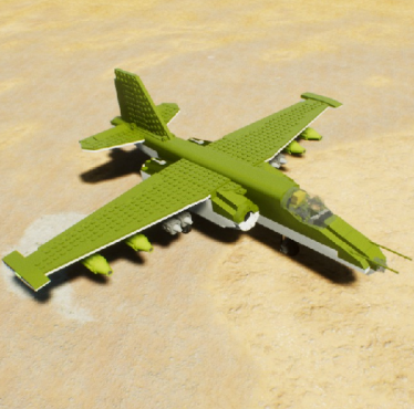 Мод "Su-25 Frogfoot" для Brick Rigs