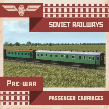 Мод "2 and 4-axle soviet passenger carriages" для Workers & Resources: Soviet Republic