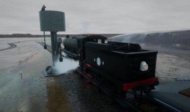 Мод "BR Class O1 2-8-0 Steam Engine" для Brick Rigs 2