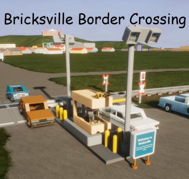 Мод "Bricksville Border Crossing Booth" для Brick Rigs