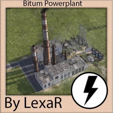 Мод "Bitum Powerplant" для Workers & Resources: Soviet Republic