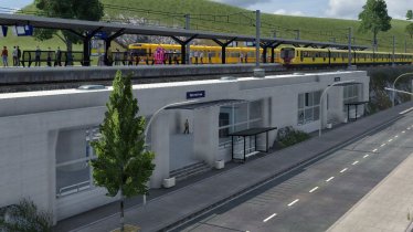 Мод "Dam Entrance Modules NL Modern" для Transport Fever 2 2