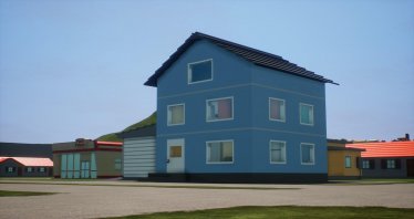 Мод "House 2 floors with Garage" для Brick Rigs 0