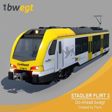 Мод «Go-Ahead Stadler FLIRT 3» для Transport Fever 2