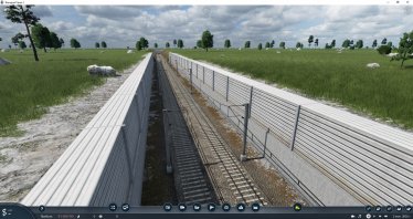 Мод «Retaining wall asset» для Transport Fever 2 1