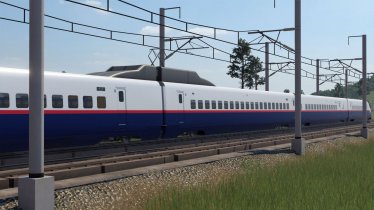 Мод «Shinkansen E2 series» для Transport Fever 2 1