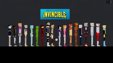 Мод "INVINCIBLE Characters." для People Playground 2