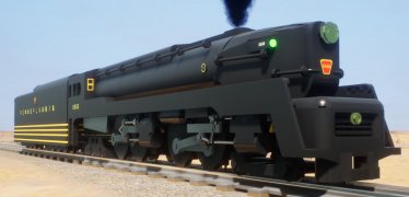 Мод "Pennsylvania Railroad T1 Class Duplex 5550" для Brick Rigs 2