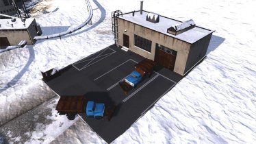 Мод "Snowplow station" для Workers & Resources: Soviet Republic 2