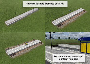 Мод «NL Modular Station» для Transport Fever 2 0