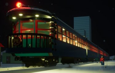 Мод "Polar Express Passenger Car Set" для Brick Rigs 0
